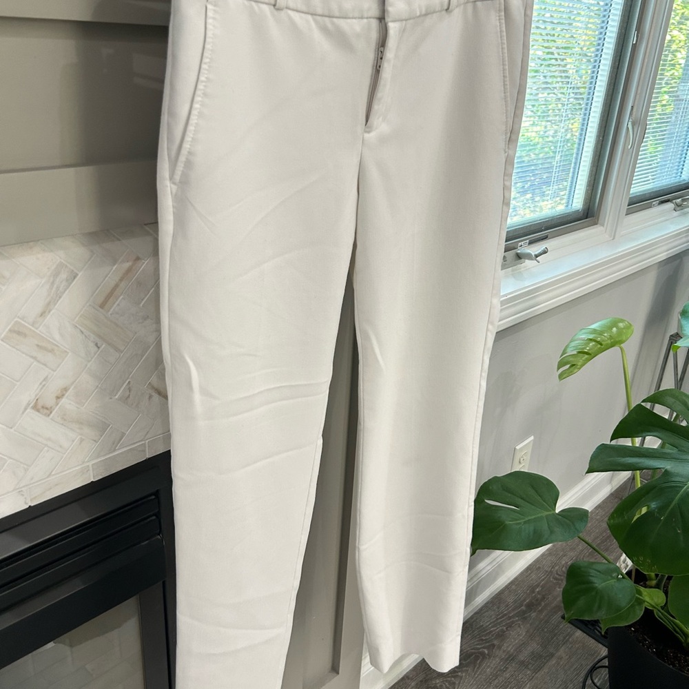 Banana Republic Light Cream Ankle Pants